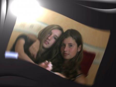 ma soeur, moi et mon appareil photo